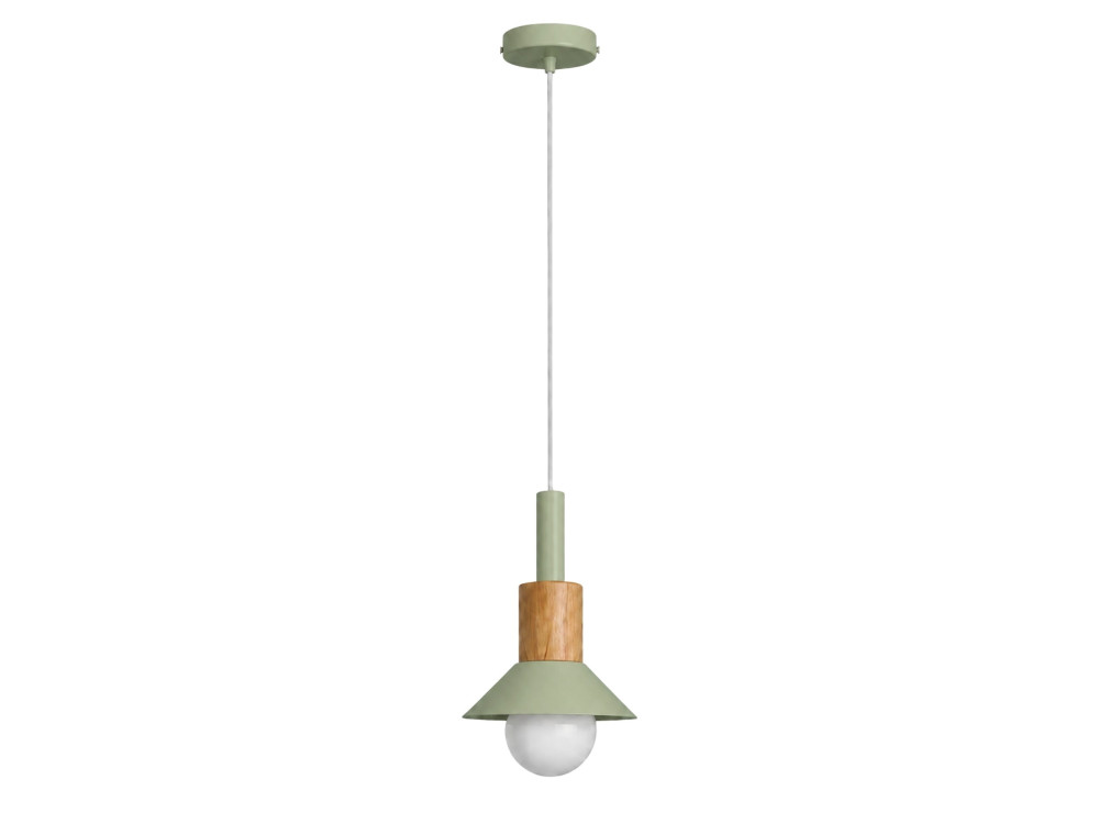 Metalen hanglamp "Elwood" - 14 x 26 cm - Groen