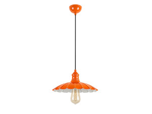 Metalen hanglamp "Volan" - 25 x 25 cm - Oranje