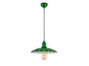 Metalen hanglamp "Volan" - 25 x 25 cm - Lichtgroen