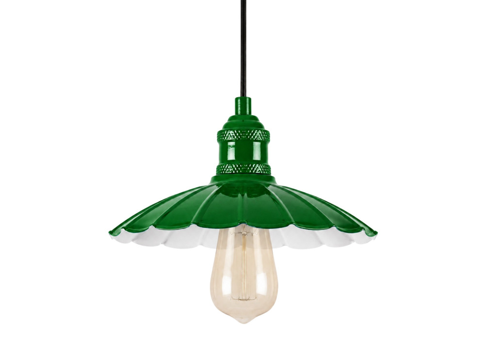 Metalen hanglamp "Volan" - 25 x 25 cm - Lichtgroen