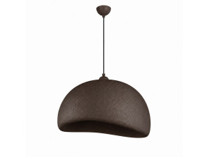 Metalen hanglamp "Beta" - 50 x 40 cm - Bruin