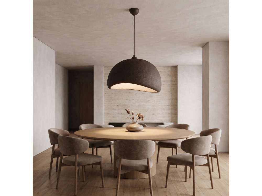 Metalen hanglamp "Beta" - 50 x 40 cm - Bruin