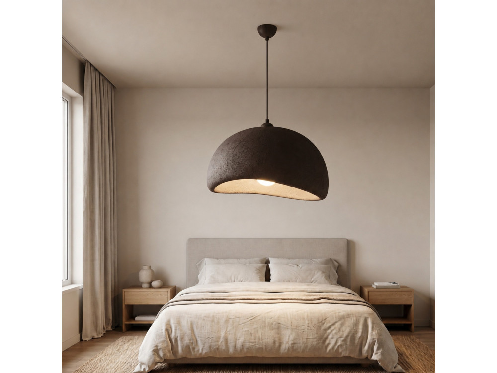 Metalen hanglamp "Beta" - 50 x 40 cm - Bruin