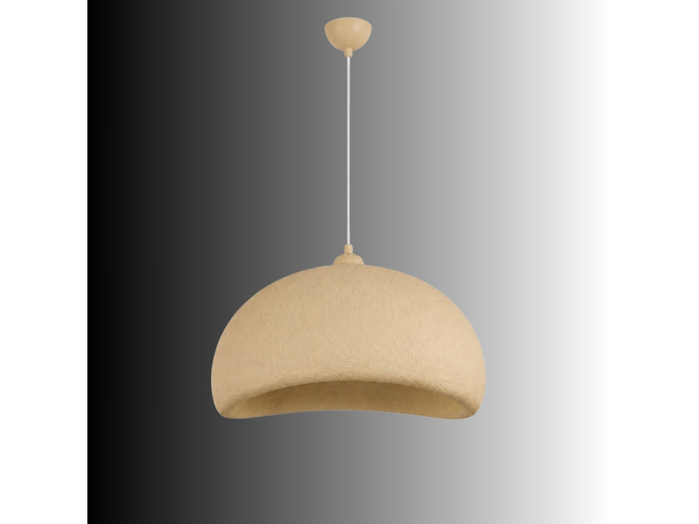 Metalen hanglamp "Beta" - 40 x 32 cm - Beige