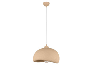 Metalen hanglamp "Beta" - 30 x 24 cm - Beige