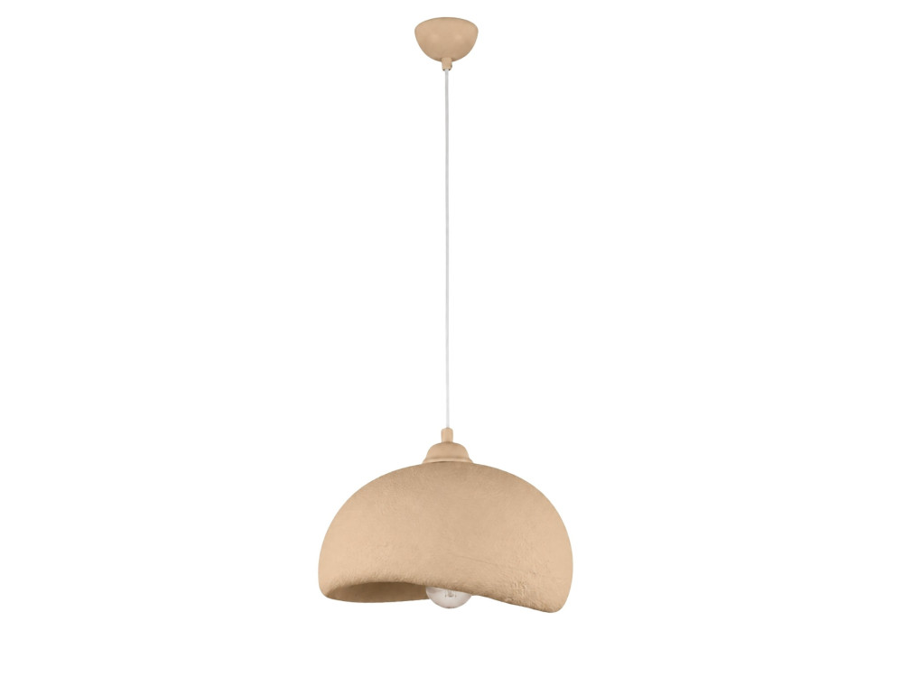 Metalen hanglamp "Beta" - 30 x 24 cm - Beige