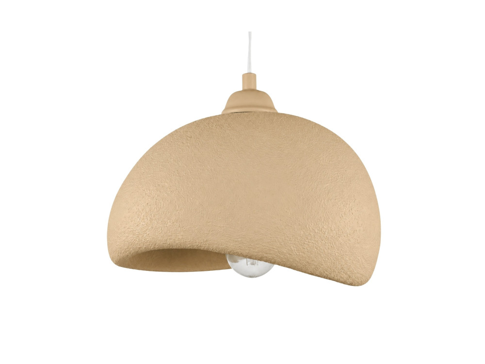 Metalen hanglamp "Beta" - 30 x 24 cm - Beige