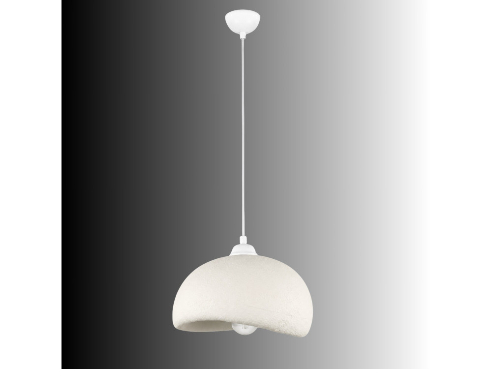 Metalen hanglamp "Beta" - 30 x 24 cm - Wit