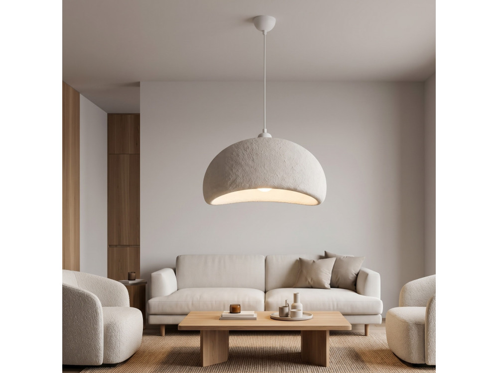 Metalen hanglamp "Beta" - 40 x 32 cm - Wit