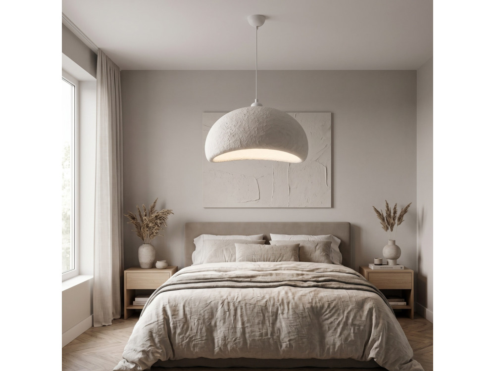 Metalen hanglamp "Beta" - 40 x 32 cm - Wit