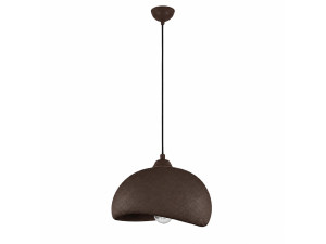 Metalen hanglamp "Beta" - 30 x 24 cm - Bruin