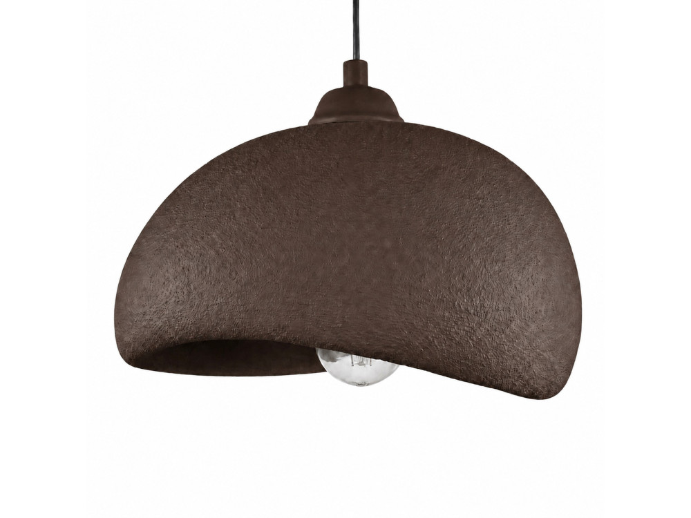 Metalen hanglamp "Beta" - 30 x 24 cm - Bruin