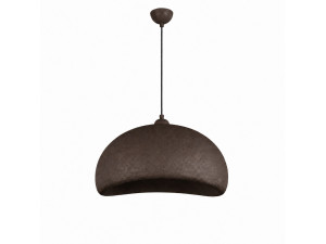Metalen hanglamp "Beta" - 40 x 32 cm - Bruin