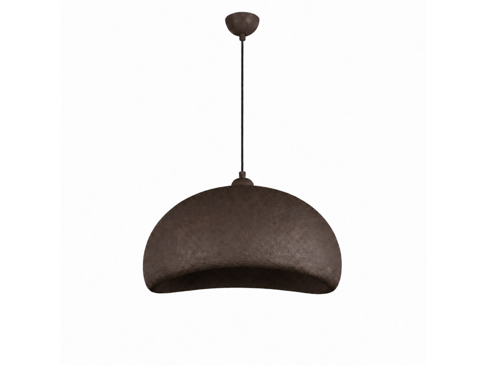 Metalen hanglamp "Beta" - 40 x 32 cm - Bruin