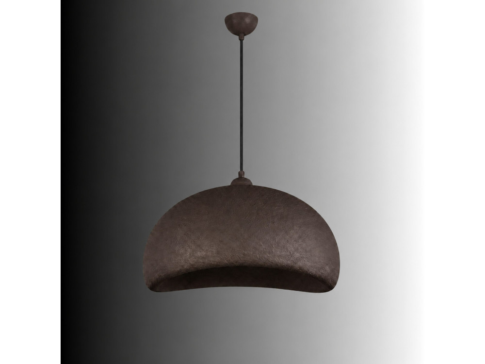 Metalen hanglamp "Beta" - 40 x 32 cm - Bruin