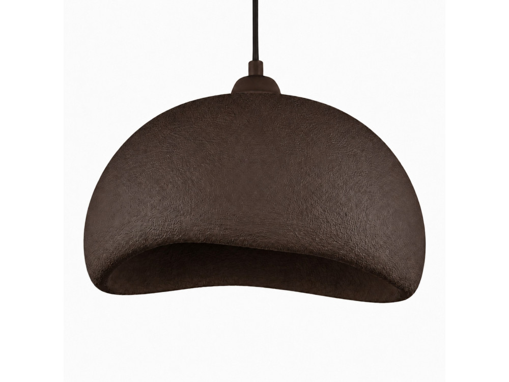 Metalen hanglamp "Beta" - 40 x 32 cm - Bruin
