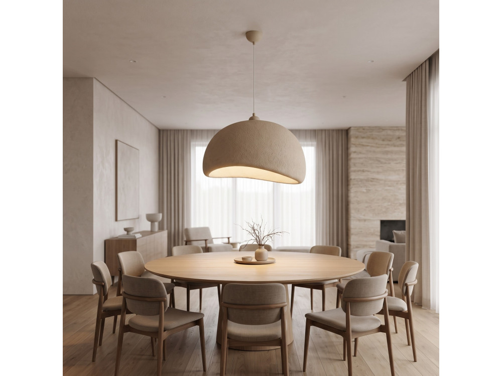 Metalen hanglamp "Beta" - 50 x 40 cm - Beige