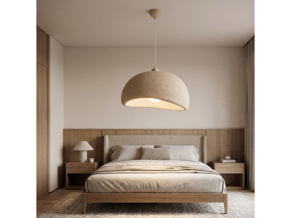 Metalen hanglamp "Beta" - 50 x 40 cm - Beige