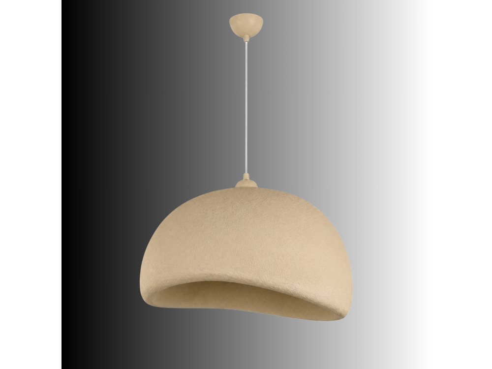 Metalen hanglamp "Beta" - 50 x 40 cm - Beige