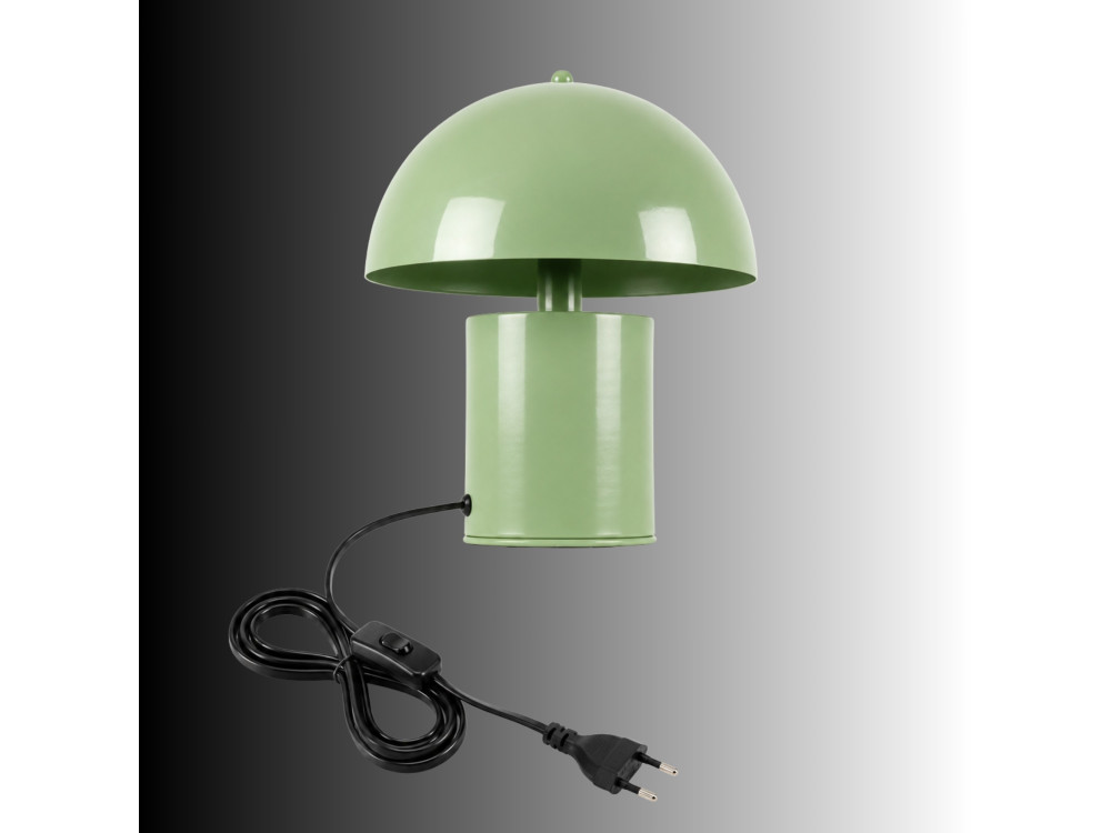 Metalen tafellamp "Pera" - 26 x 26 cm - Muntgroen