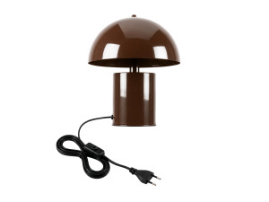 Metalen tafellamp "Pera" - 26 x 26 cm - Bruin