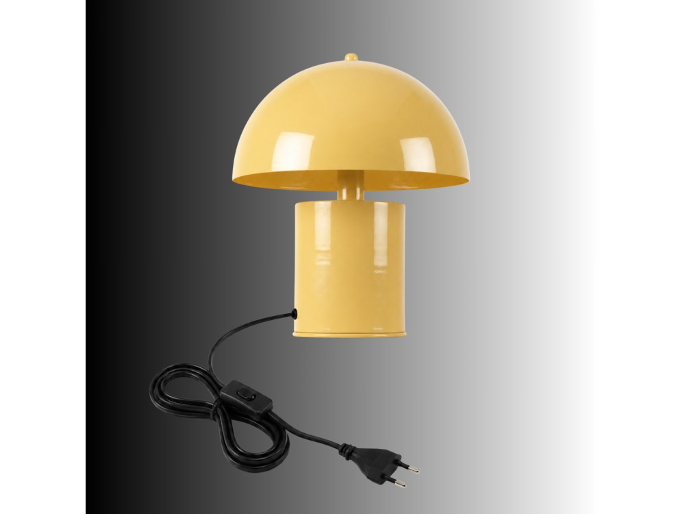 Metalen tafellamp "Pera" - 26 x 26 cm - Geel