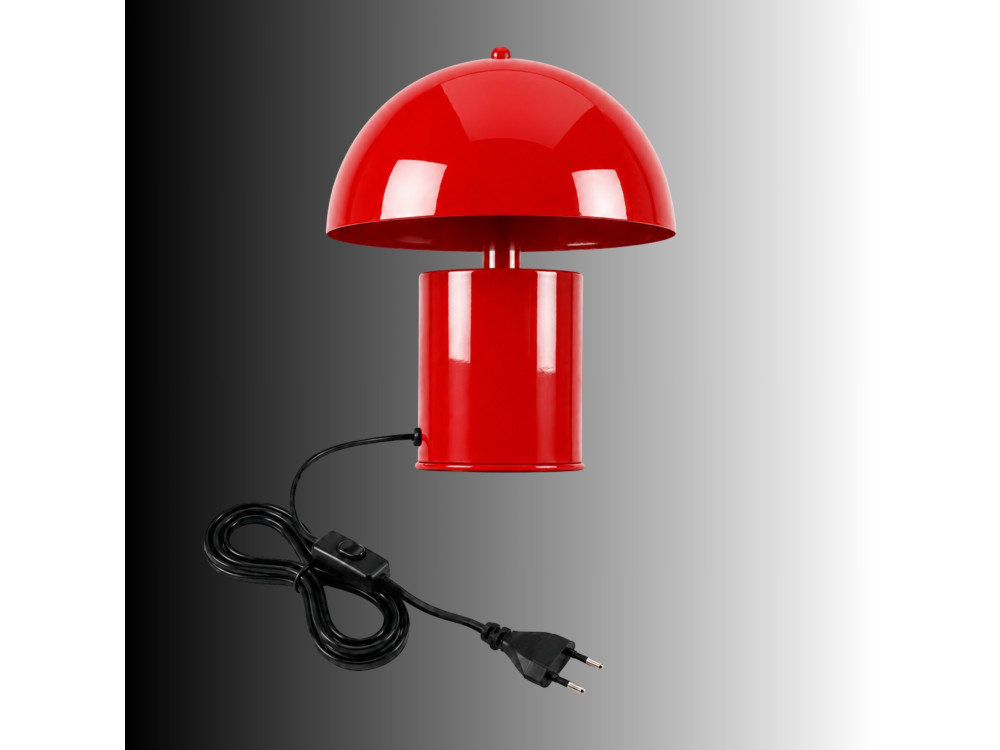 Metalen tafellamp "Pera" - 26 x 26 cm - Rood