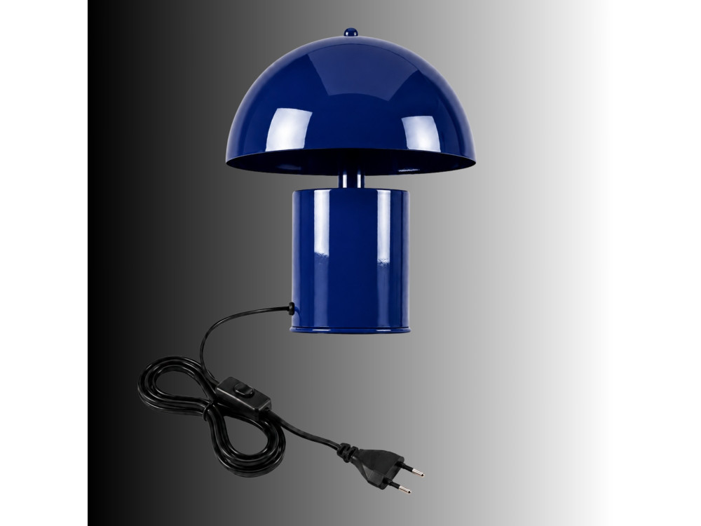 Metalen tafellamp "Pera" - 26 x 26 cm - Marineblauw