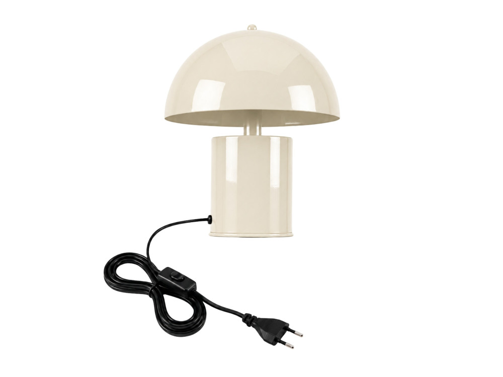 Metalen tafellamp "Pera" - 26 x 26 cm - Beige