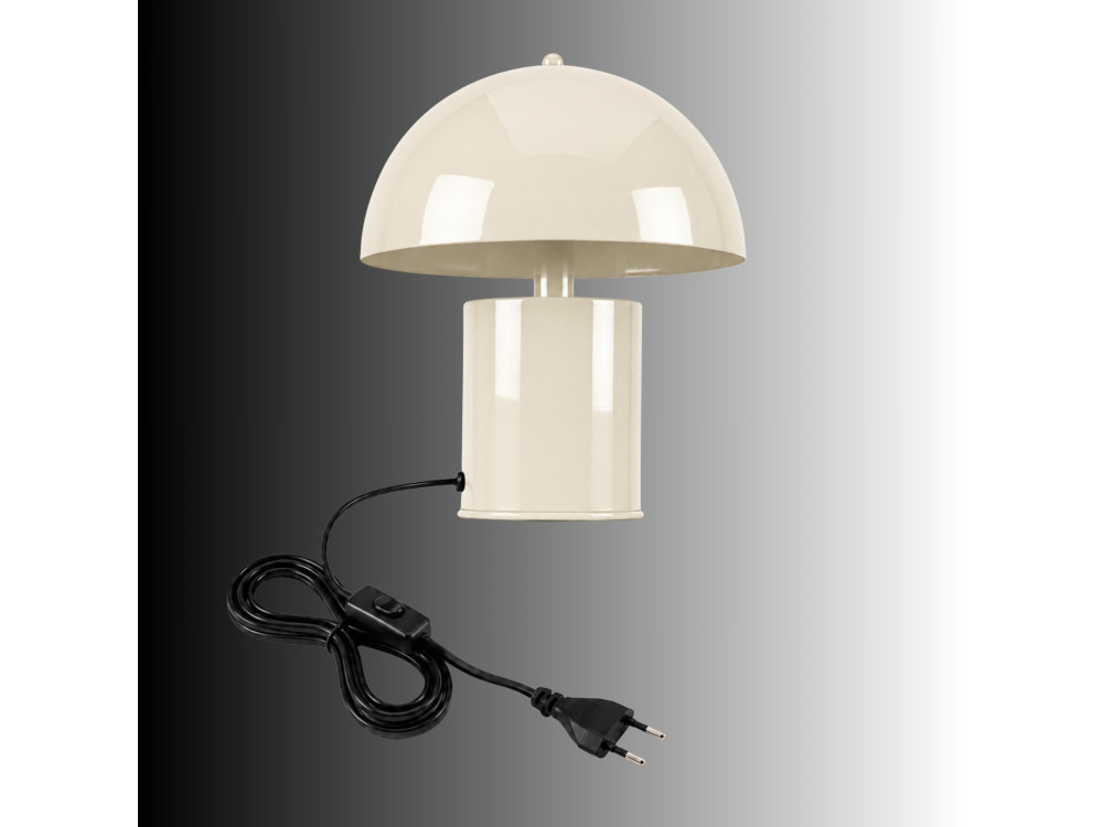 Metalen tafellamp "Pera" - 26 x 26 cm - Beige