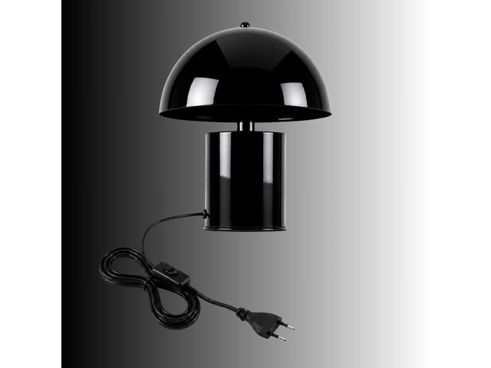 Metalen tafellamp "Pera" - 26 x 26 cm - Zwart