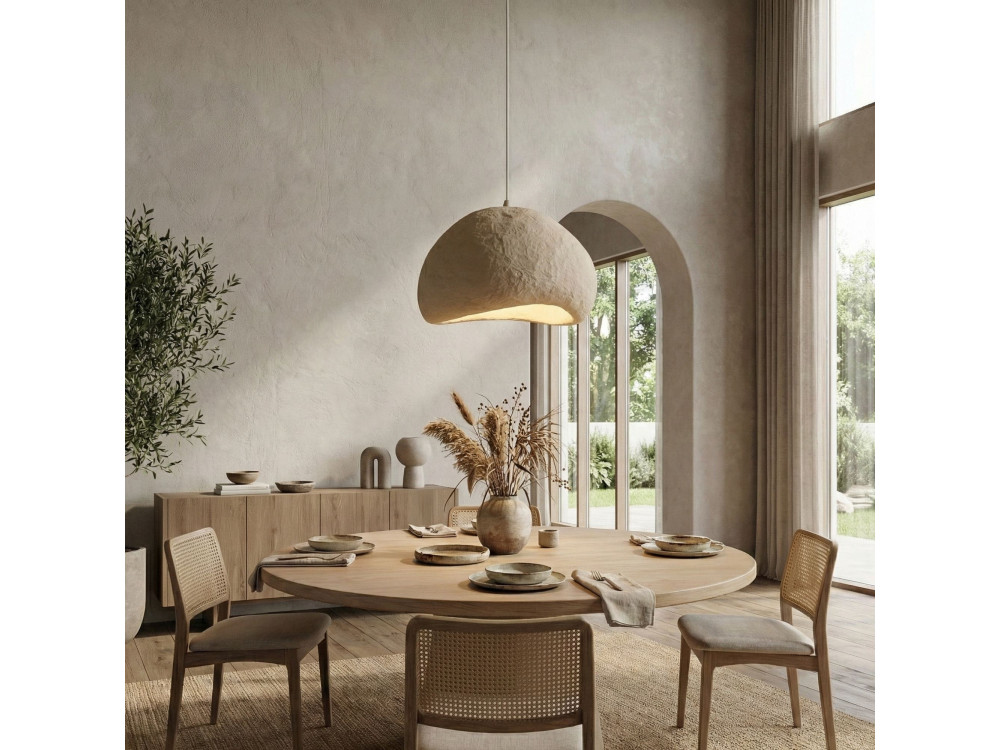 Metalen hanglamp "Loval" - 50 x 44 cm - Beige