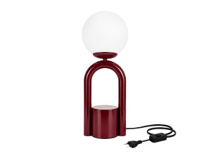 Metalen tafellamp "Loop" - 15 x 15 cm - Bordeaux