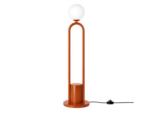 Metalen staande lamp "Loop" - 30 x 30 cm - Bruin