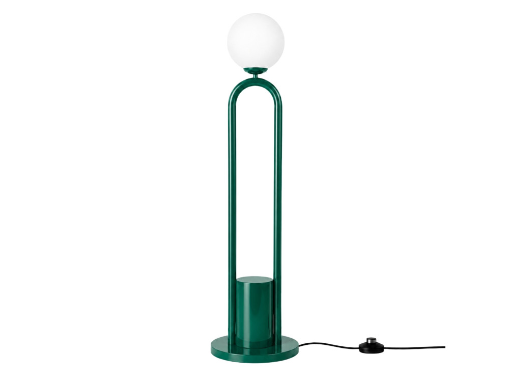 Metalen staande lamp "Loop" - 30 x 30 cm - Groen