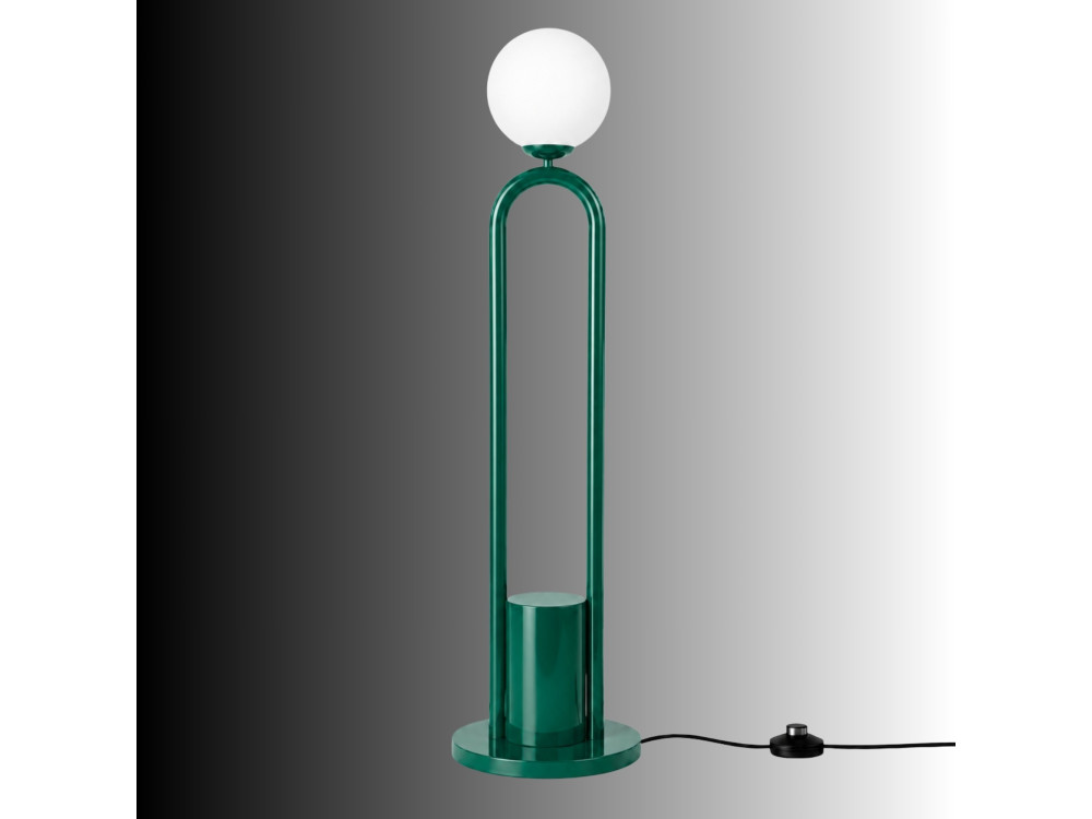 Metalen staande lamp "Loop" - 30 x 30 cm - Groen