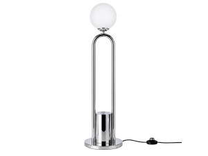 Metalen staande lamp "Loop" - 30 x 30 cm - Grijs