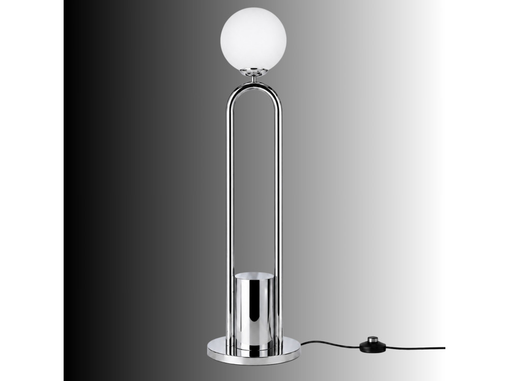Metalen staande lamp "Loop" - 30 x 30 cm - Grijs