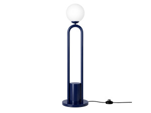 Metalen staande lamp "Loop" - 30 x 30 cm - Blauw