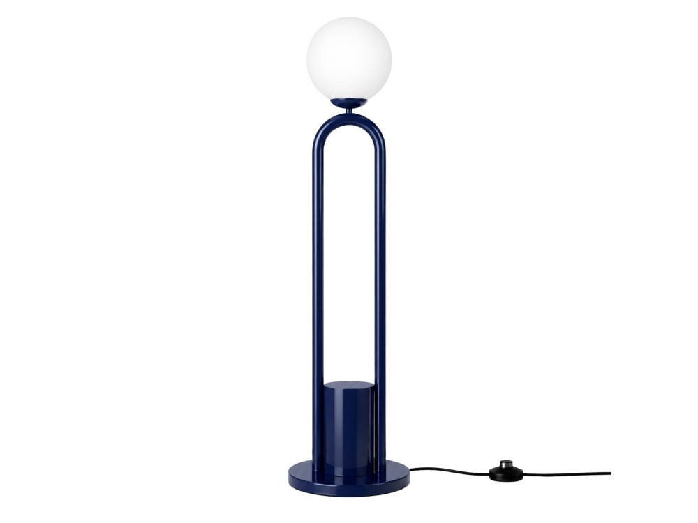 Metalen staande lamp "Loop" - 30 x 30 cm - Blauw