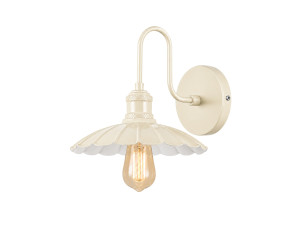 Metalen wandlamp "Volan" - 25 x 30 cm - Beige
