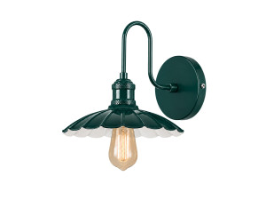 Metalen wandlamp "Vola" - 25 x 30 cm - Groen