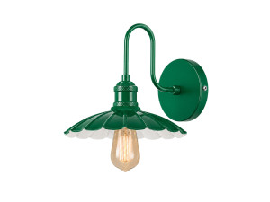 Metalen wandlamp "Volan" - 25 x 30 cm - Groen
