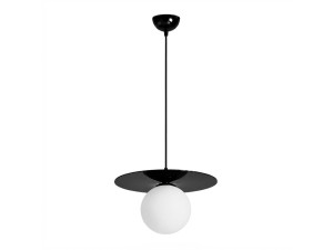 Metalen hanglamp "Vesper" - 40 x 40 cm - Zwart