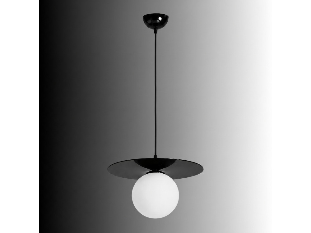 Metalen hanglamp "Vesper" - 40 x 40 cm - Zwart