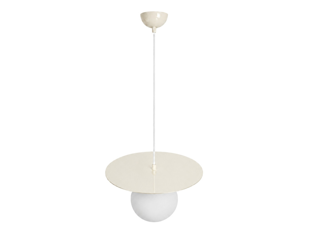 Metalen hanglamp "Vesper" - 40 x 40 cm - Beige