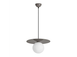 Metalen hanglamp "Vesper" - 40 x 40 cm - Grijs