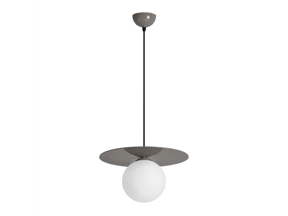 Metalen hanglamp "Vesper" - 40 x 40 cm - Grijs