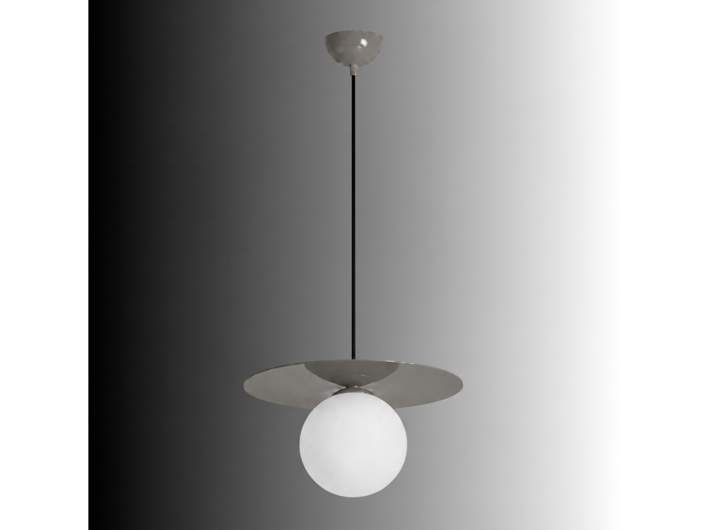 Metalen hanglamp "Vesper" - 40 x 40 cm - Grijs