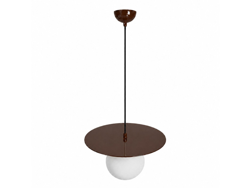 Metalen hanglamp "Vesper" - 40 x 40 cm - Bruin